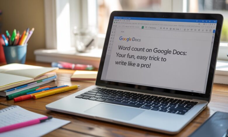 word count on google docs