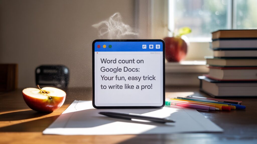 word count on google docs
