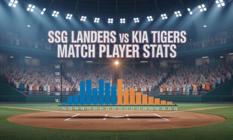 ssg landers vs kia tigers match player stats