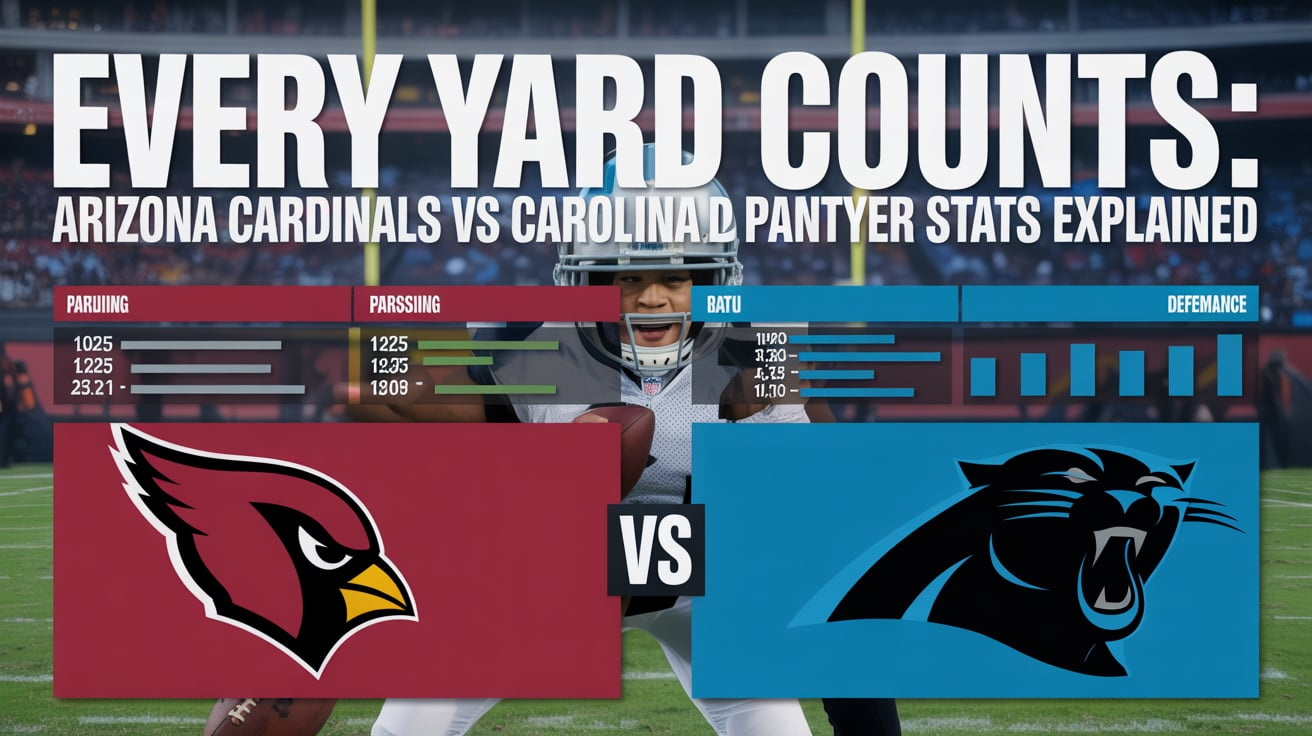 arizona cardinals vs carolina panthers match player stats